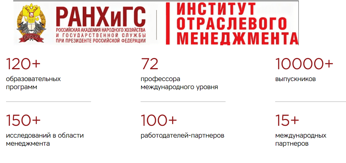 Общая характеристика Института отраслевого менеджмента