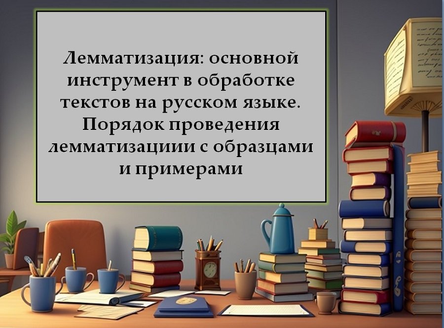 Лемматизация: основной инструмент в обработке текстов на русском языке. Порядок проведения лемматизации с образцами и примерами