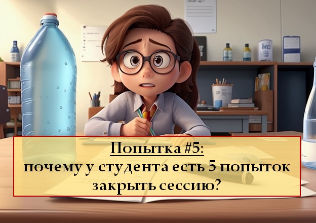 Попытка #5: почему у студента есть 5 попыток закрыть сессию?