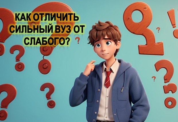 Как отличить сильный вуз от слабого?