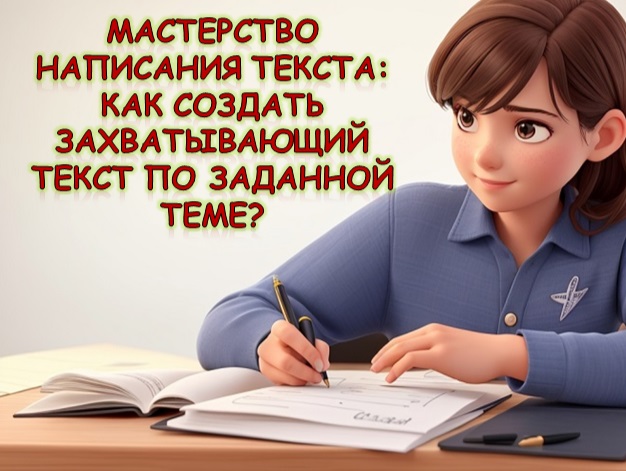 Мастерство написания текста: Как создать захватывающий текст по заданной теме?