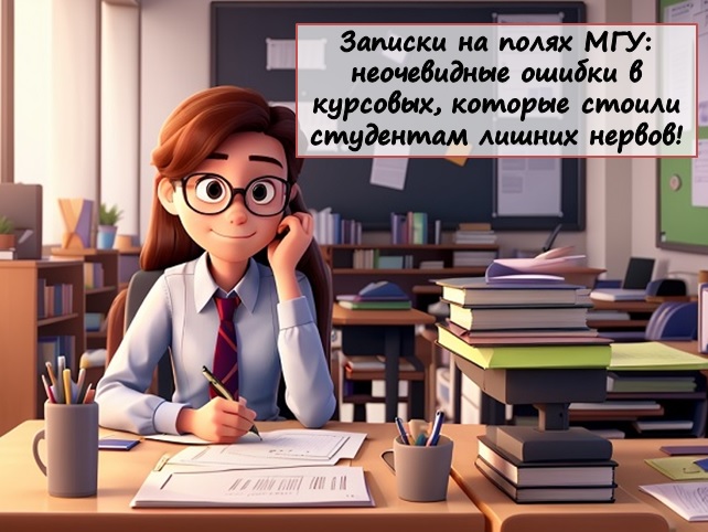 Записки на полях МГУ: неочевидные ошибки в курсовых, которые стоили студентам лишних нервов!