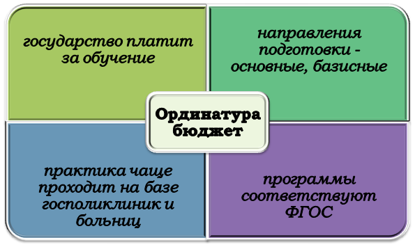 Особенности обучения в ординатуре на бюджете