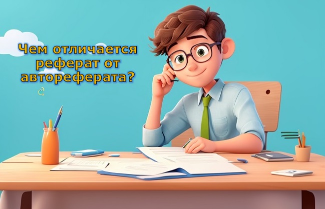 Чем отличается реферат от автореферата?