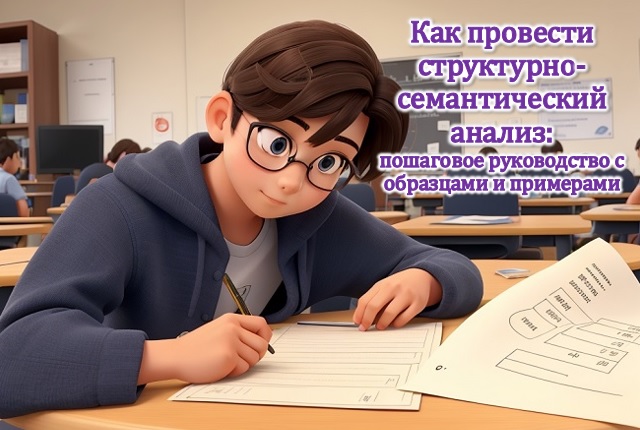 Как провести структурно-семантический анализ: пошаговое руководство с образцами и примерами