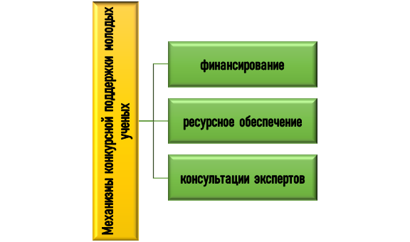 Способы конкурсной поддержки молодых ученых