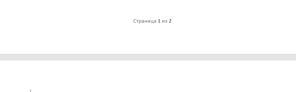 отражение номера страницы Как выглядит номер страницы с учетом общего числа страниц в документе?