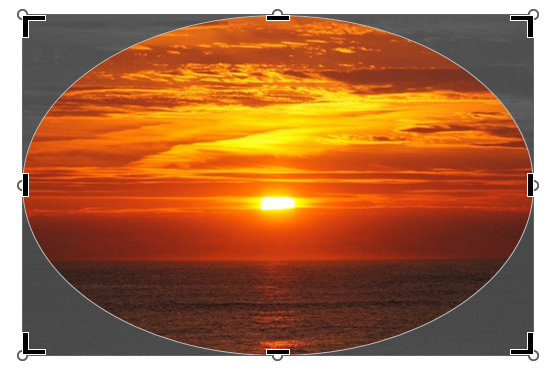 Регулирование параметров обрезки изображения