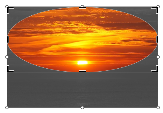 Выбираем область рисунка для обрезки