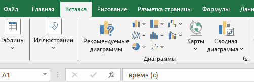активируем вкладку Вставка Переходим во вкладку Вставка