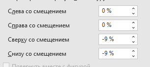 Настройки размера рисунка в PowerPoint
