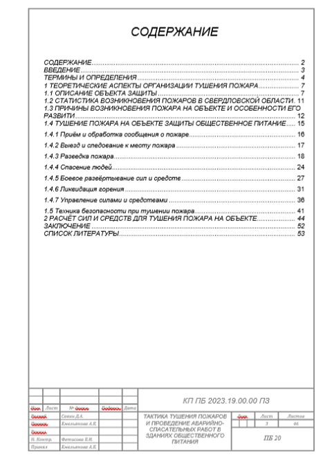 Оформление оглавления