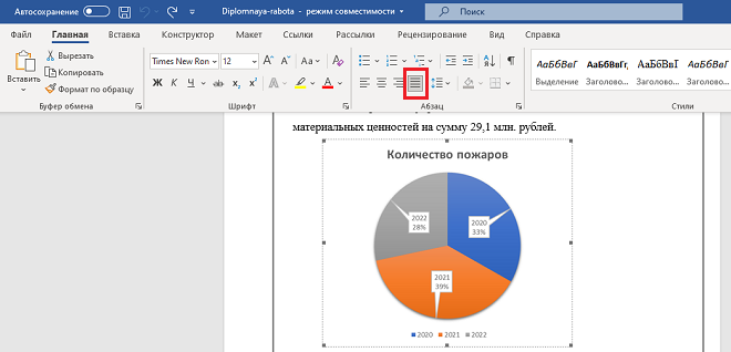 место для графика в дипломе Как расположить график в дипломе?