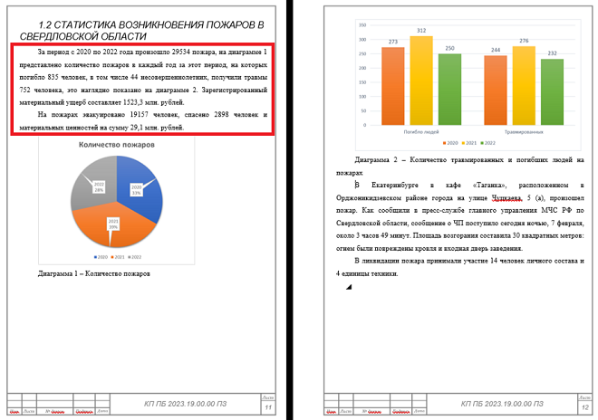 Анализ статистики на защите