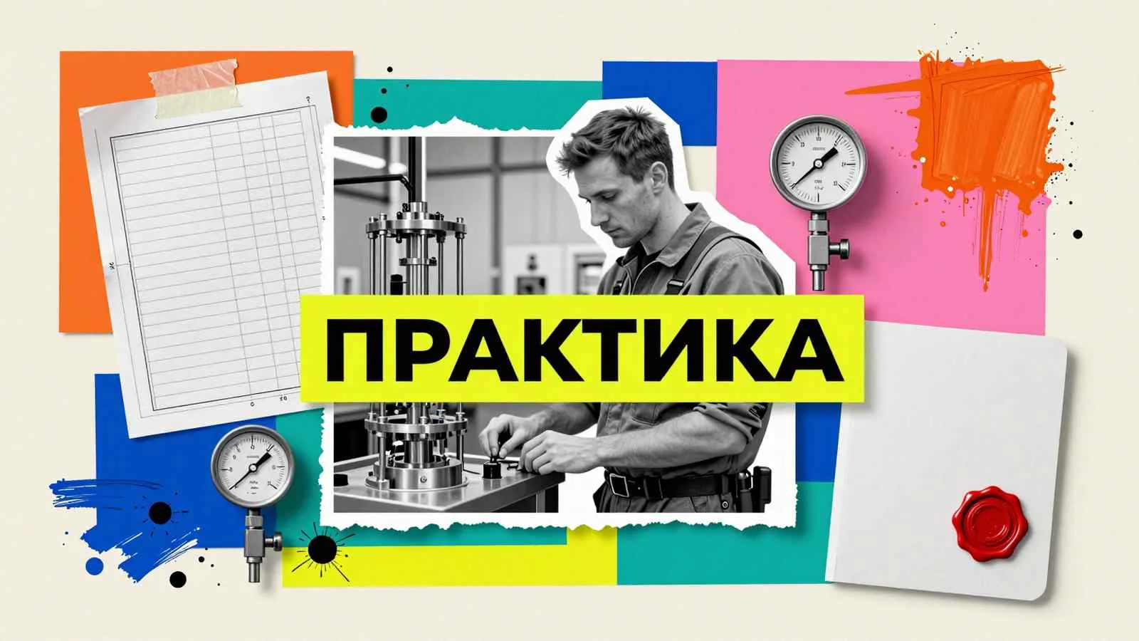 Апробация и внедрение результатов исследования: инженер на испытательном стенде опытного производства с технической документацией